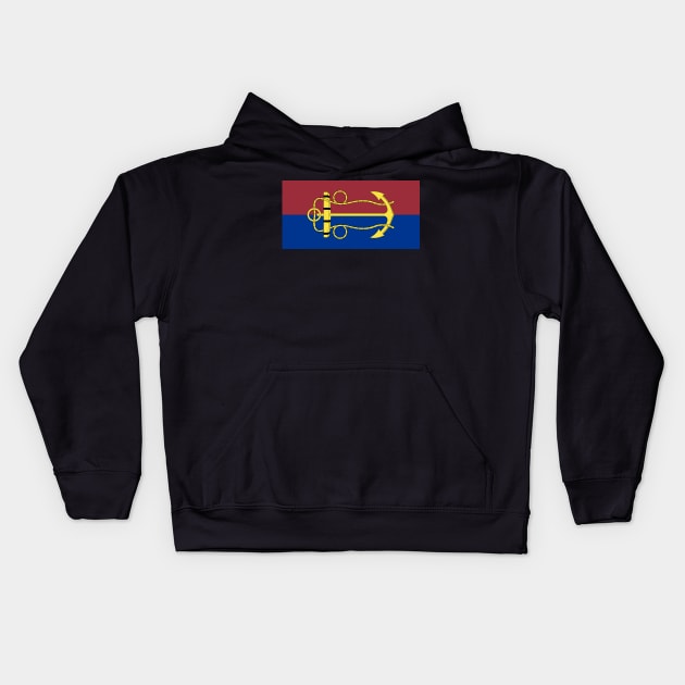 Australian Navy Board Kids Hoodie by Wickedcartoons